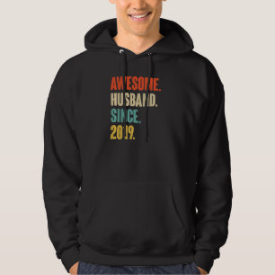 Vintages Phantastisches Ehemann seit 2019 3 Weddin Hoodie