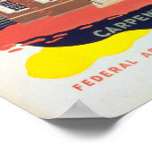 Vintages Philadelphia-Poster Poster (Ecke)