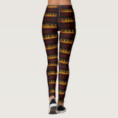 Vintages Piano Custom Leggings (Rückseite)