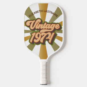 Vintages Pickleball-Paddel 1974 Individuelle Name Pickleball Schläger