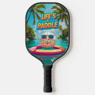Vintages Pickleball-Reiseplakat Pickleball Schläger