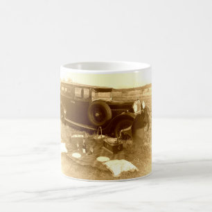 Vintages Picknick Kaffeetasse