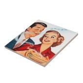 Vintages Pieppchen Fliese (Seite)