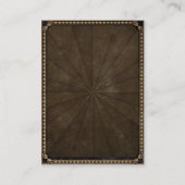 Vintages Pikass Visitenkarte (Rückseite)