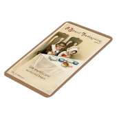 Vintages Pilgrim Children Flexible Magnet (Linke Seite)