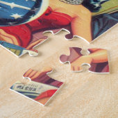 Vintages Pilot-Button Puzzle (Seite)