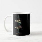 Vintages Pine Snowboard Snowboarden-Geschenk Kaffeetasse (Links)
