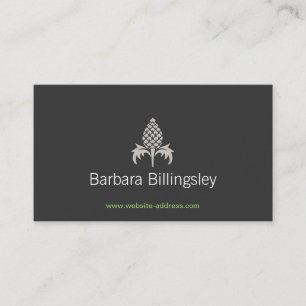 VINTAGES PINEAPPLE MOTIF-LOGO Nr. 2 Visitenkarte