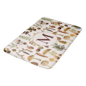 Vintages Pinienwaldmuster Badematte (Schrägansicht)