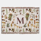 Vintages Pinienwaldmuster Decke (Vorderseite)