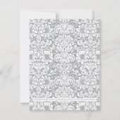 Vintages Pink Wedding Brautparty Tee Party Einladung (Rückseite)