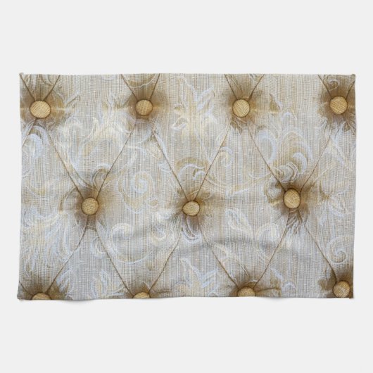 Vintages Pintuckgewebe Küche Geschirr Handtuch (Horizontal)