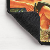 Vintages Pinup Mousepad (Ecke)