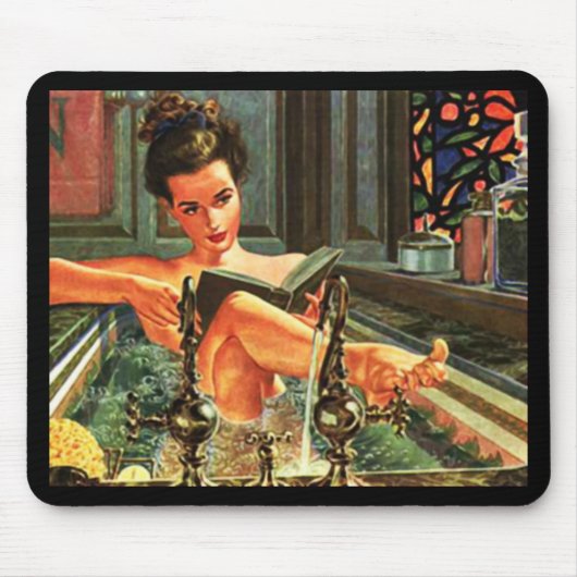 Vintages Pinup Mousepad (Vorne)