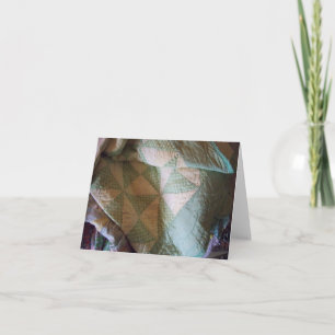 Vintages Pinwheelsteppdecke notecard Karte