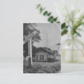 Vintages Pioneer Eisenbahnmuseum Postkarte (Stehend Vorderseite)