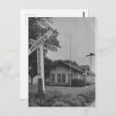 Vintages Pioneer Eisenbahnmuseum Postkarte (Vorne/Hinten)