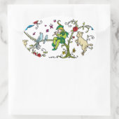 Vintages Piper Ovaler Aufkleber (Tasche)