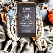 Vintages Piraten-Halloween-Party Einladung