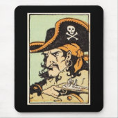 Vintages Piraten Mousepad (Vorne)