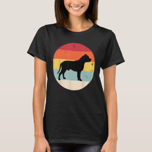 Vintages Pitbull Retro Geburtstagsgeschenk für Bul T-Shirt