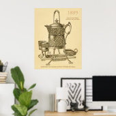 Vintages Pitcher-Set Poster (Heimbüro)