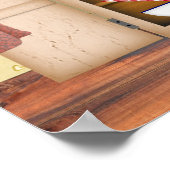 Vintages Plakat (Ecke)