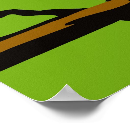 Vintages Plakat (Ecke)