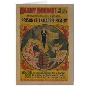 Vintages Plakat Harrys Houdini
