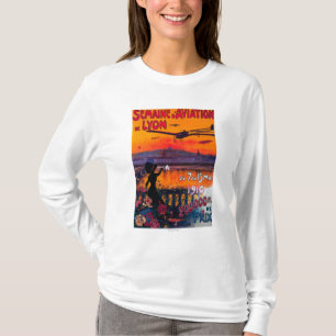 Vintages Plakat Semaine d Luftfahrt-Des Lyon T-Shirt