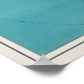 Vintages Planetenkartenposter Poster (Ecke)