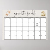 Vintages Plush Animals Baby Showdatum Poster (Vorne)