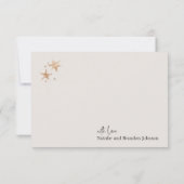 Vintages Plush Kinderzimmer Tiere Kinderdusche Dankeskarte (Rückseite)