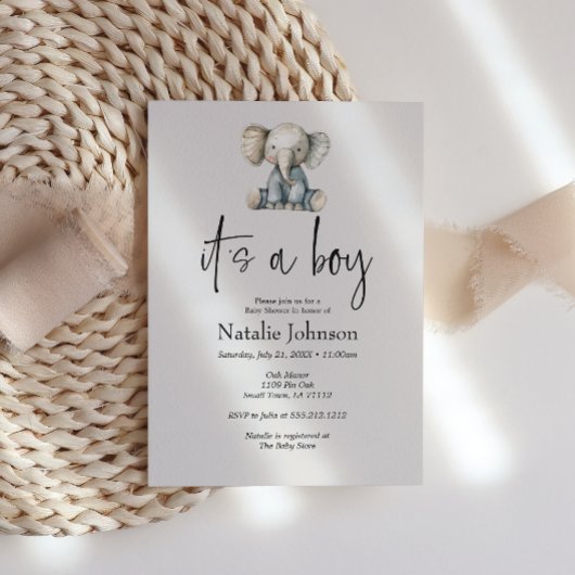 Vintages Plush Kinderzimmer Tiere Kinderdusche Einladung