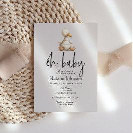 Vintages Plush Kinderzimmer Tiere Oh Babydusche Einladung