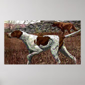 Vintages Pointer Poster (Vorne)