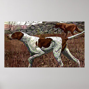 Vintages Pointer Poster