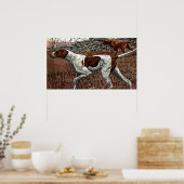 Vintages Pointer Poster (Küche)