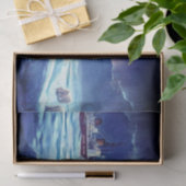 Vintages Polar-Bärenteppich Seidenpapier (Geschenk)