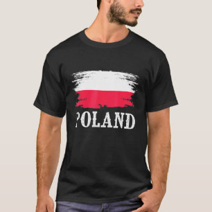 Vintages Polen Flaggenstaat I Liebe Polen T-Shirt
