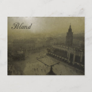 Vintages Polen Postkarte