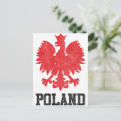 Vintages Polen Postkarte (Stehend Vorderseite)