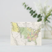 Vintages Politisches Konzept der Vereinigten Staat Postkarte (Stehend Vorderseite)