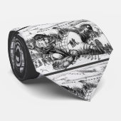 Vintages politisches krawatte (Gerollt)