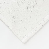 Vintages Polizeiauto Weihnachtsbaum Monogramm Fleecedecke (Ecke)