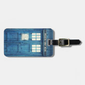 Vintages Polizeitelefon Öffentliche Anrufe Gepäckanhänger (Vorderseite horizontal)