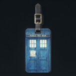 Vintages Polizeitelefon Öffentliche Anrufe Gepäckanhänger<br><div class="desc">Hallo,  dieses Design stellt eine Vintage Polizei-Telefon-öffentlich Telefonbox in der Regel britisch.</div>