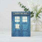 Vintages Polizeitelefon Öffentliche Anrufe Postkarte (Stehend Vorderseite)