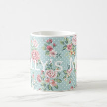 Vintages Polka-Punkt-Rosen-Muster Personnalised