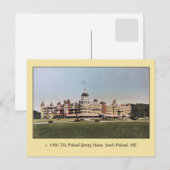 Vintages Polnisches Frühlingshotel Postkarte (Vorne/Hinten)